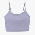 thumbnail image 1 of Khunlpohl Women's Spaghetti Strap Tank with Bra Crop Sleeveless Cami Tops Summer Athletic Workout Yoga Tees, 1 of 7