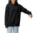 thumbnail image 1 of Khunlpohl Womens Hoodie Sweatshirt Causal Basic Pullover Long Sleeve Plain Fall Sweatshirts with Pockets, 1 of 7