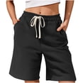 thumbnail image 1 of Khunlpohl Womens Sweat Shorts Casual Summer Short Loose Drawstring Lounge Running Athletic Shorts with Pockets, 1 of 6