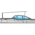thumbnail image 1 of Ki-43 Oscar Vacuform Canopy (x2) for Nichimo (1/48 model kit accessory), 1 of 1