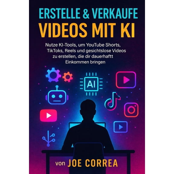 Ki-Online-Business-Serie Erstelle & verkaufe Videos mit KI: Nutze KI-Tools, um YouTube Shorts, TikToks, Reels und gesichtslose Videos zu erstelle, Book 3, (Paperback)