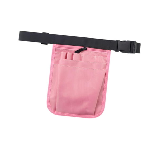 KiBcsLic Nurse Fanny Pack Nurse Tool Belt Pouch for Managers Assistants Veterinarians Pink