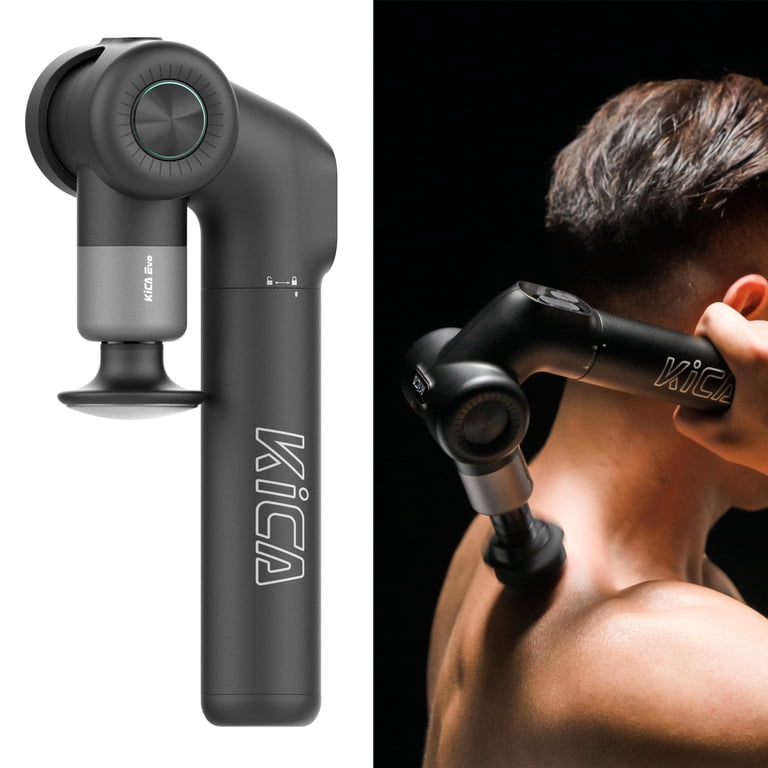 KiCA EVO Electric Deep Tissue Percussion Massager Massage Gun with 12 MM  Amplitude 3200RPM for Muscle Sore Therapy, Back, Full-body Muscle, Foldable  and Extendable,Heated head - Walmart.com