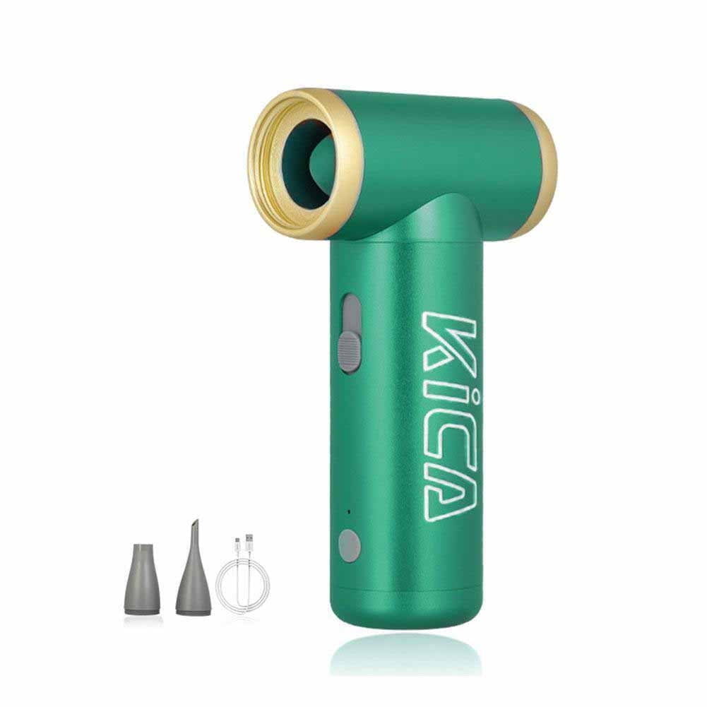 KiCA Electric Air Blower Portable Fan Rechargeable Duster Clean, Computer Duster Fan Outdoor BBQ Fan Cleaning Dust Removal