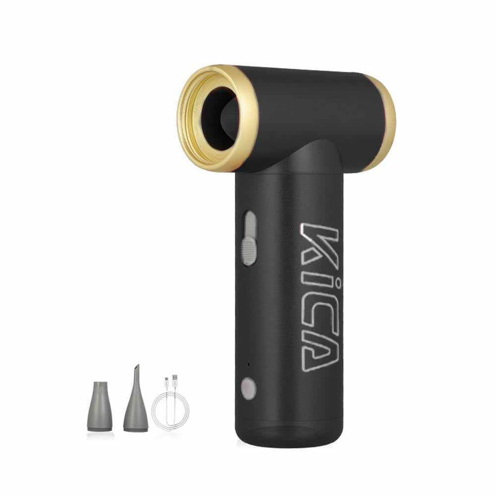 KiCA Jet Fan 2 Electric Air Blower Fan, Portable Mini Dust Blower Fan Rechargeable Duster Clean up, For Computer Duster, Outdoor BBQ Fan, Cleaning and Dust Removal