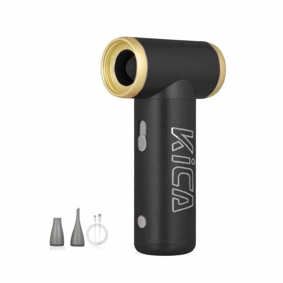 KiCA Jet Fan 2 Electric Air Blower Fan, Portable Mini Dust Blower Fan Rechargeable Duster Clean up, For Computer Duster, Outdoor BBQ Fan, Cleaning and Dust Removal
