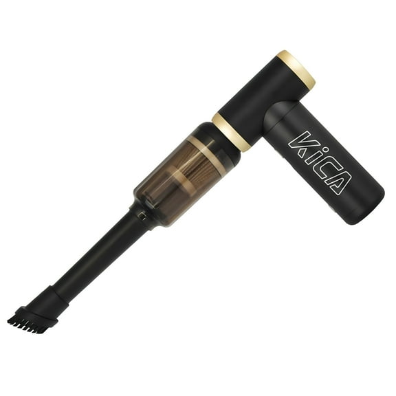 KiCA JetFan 2.0 Electric Air Duster & Vacuum Combo, 101000RPM Rechargeable Blower with Two Nozzles, Long Battery Life, for Computer/Keyboard/Camera/Car Cleaning, Black