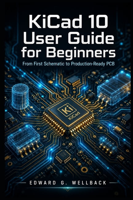 KiCad 10 User Guide for Beginners: From First Schematic to Production-Ready PCB: Master Circuit Design, PCB Layout, Comp, (Paperback)