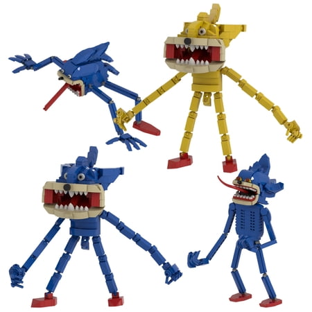 KiCrazeToy MOC Mutant Hedgehog Building Blocks, Creative Assembling Toy Model Set, Collectible Ornaments Decorative Gifts
