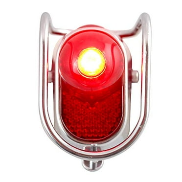 Bike Led Tail Light Vintage Rear Light With Chrome Look