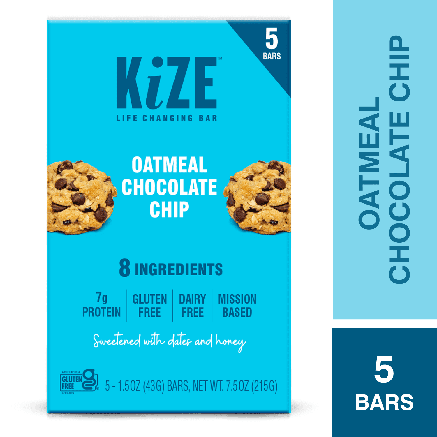KiZE Concepts KiZE Concepts- Oatmeal Chocolate Chip - 5ct package — product image