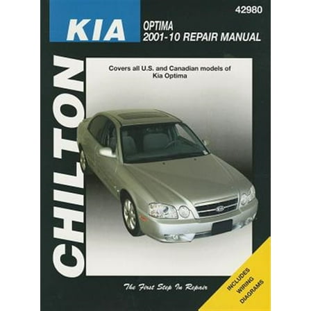 Pre-Owned Kia (2001-10) for of Optima Chilton Repair Manual (USA) ^