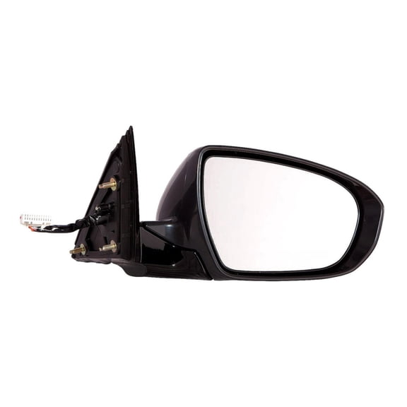 For Kia Cadenza 2014 2015 2016 OEM Door Mirror Passenger Side | Power Glass | Heated | Paint to Match | With Memory | With Signal Light | With Puddle Light | Replacement For KI1321172, KI1321172OE