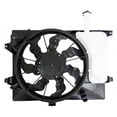 thumbnail image 1 of For Kia Forte 2010 11 12 13 14 15 2016 Radiator and Condenser Fan | With One Big Fan | Plastic | 2.0 Liter L4 | Replacement For KI3115155 | 191275508916, 25380A6200, 1 of 1