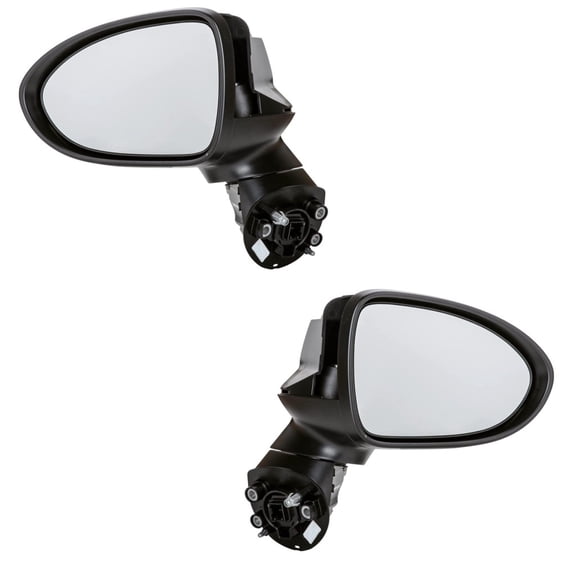 For Kia Rio 2012 2013 Door Mirror Driver and Passenger Side | Pair | Power | Heated | Paint to Match | Replacement For 87610-1W140, 87620-1W140 | KI1320167, KI1321167