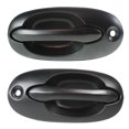 thumbnail image 1 of For Kia Sedona 2002 2003 2004 2005 Door Handle Driver and Passenger Side | Pair | Front | Exterior | All Smooth | Replacement For KI1310103, KI1311103 | 0K52Y59410AXX, 0K52Y58410AXX, 1 of 6