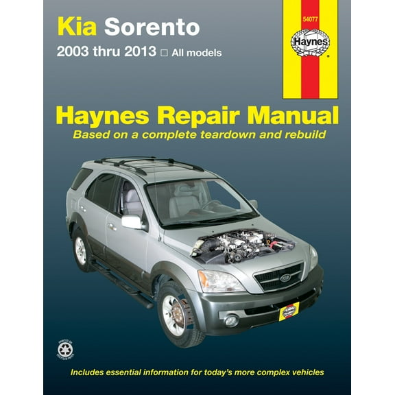 Kia Sorento (03-13) Haynes Repair Manual ^