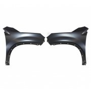 For Kia Sorento 2011 2012 Fender Assembly Driver and Passenger Side | Pair | Front | w/Side Garnish | CAPA | KI1240132, KI1241132 | 663111U020, 663211U020
