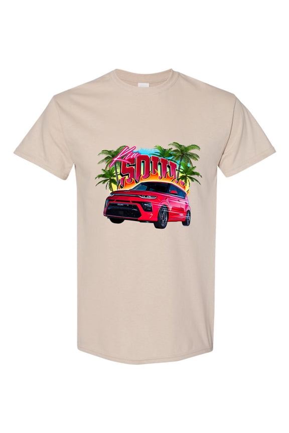 Kia Soul Compact Car Automotive Enthusiast Graphic Design Fun Crossover Cute T-Shirt V60532, for men & women, up to size 5XL