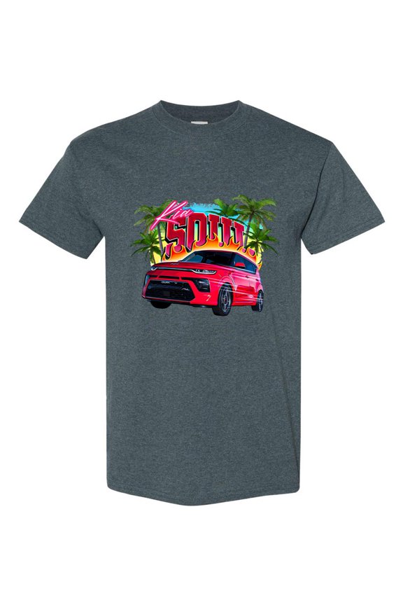 Kia Soul Compact Car Automotive Enthusiast Graphic Design Fun Crossover Cute T-Shirt V60532, for men & women, up to size 5XL