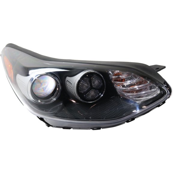 For Kia Sportage 2017 18 19 20 21 2022 Headlight Assembly Passenger Side | AWD | Composite Type | With LED Daytime Running Light | Replacement For KI2503199 | 92102D9141