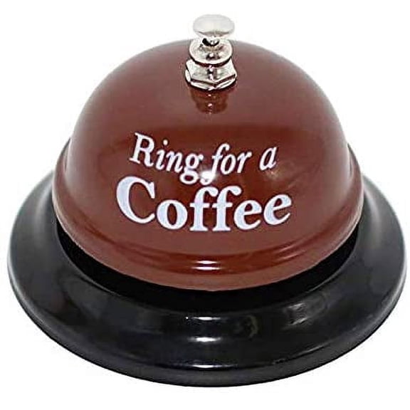 KiaoTime Desk Kitchen Bar Counter Top Service Call Bell Ring for Coffee, Call, Stage Hens Party Wedding Accessory