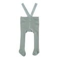 thumbnail image 1 of Kiapeise Breathable Infant Suspender Pantyhose, Spring Autumn Baby Girls Boys Cute Solid Color High Waist Navel Protection Leggings, 1 of 4