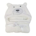 thumbnail image 1 of Kiapeise Cute Bear Shaped Baby Hooded Bathrobe Soft Infant Towel Giraffe Towel Blanket, 1 of 2