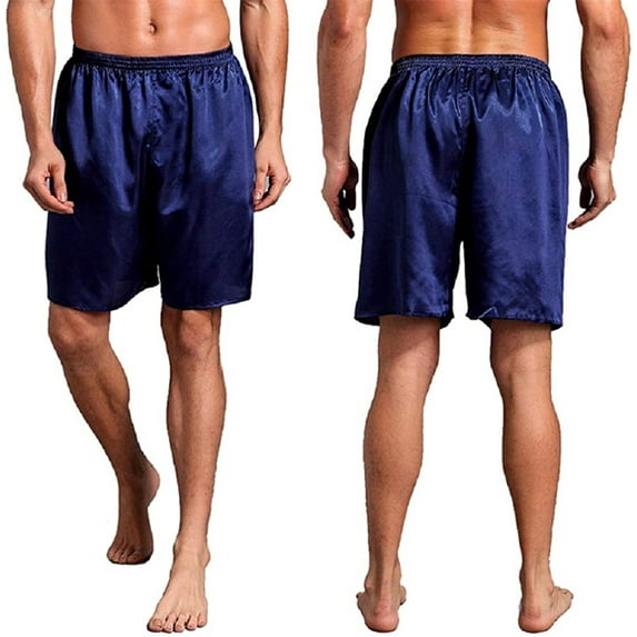 Kiapeise Kiapeise Men’s Silk Satin Sleepwear Underwear Boxers Pants Nightwear Pyjamas L-XXL Size