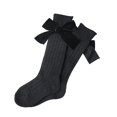 thumbnail image 1 of Kiapeise Knitted Warm Knee High Socks for Toddler Girls Bowknot Anti-Slip Mid Long Socks Knee High Tube Soft Cotton Long Stockings, 1 of 2