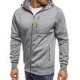 thumbnail image 1 of Kiapeise Men´s Hooded Hoodie Hoody Winter Warm Sweater Zip Jacket Coat Sweatshirt Outwear, 1 of 2