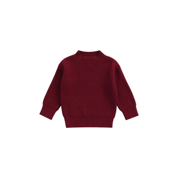 Kiapeise Toddler Baby Girl Boy Sweater Fall Winter Warm Long Sleeve Knit Chunky Oversized Sweater