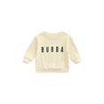 thumbnail image 1 of Kiapeise Toddler Baby Sibling Matching Clothes Long Sleeve Letters Print Pullover Sweatshirt Tops for Sister Brother Outfit, 1 of 8