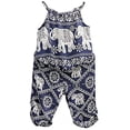 thumbnail image 1 of Kiapeise Toddler Girl Clothes Elephant Sling Tops Vest Pants Outfit Set, 1 of 7
