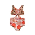 thumbnail image 1 of Kiapeise Toddler Infant Baby Girl Swimsuit Floral Sleeveless Tank Crop Tops Panties Bottoms Bathing Suit 2PCS Bikini Set, 1 of 8