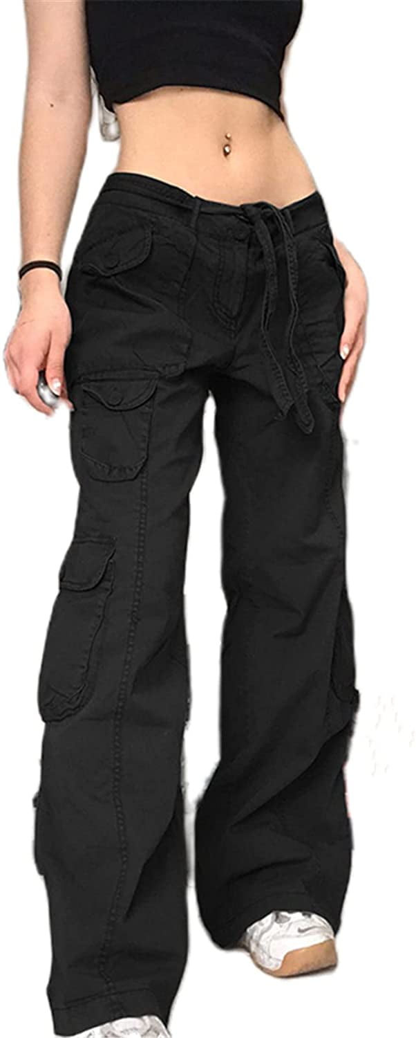 Kiapeise Woman Grunge Streetwear Cargo Pants Low Waist Baggy Jeans Vintage 90s Hippie Wide Leg Denim Trousers Kiapeise Woman Grunge Streetwear Cargo Pants Low Waist Baggy Jeans Vintage 90s Hippie Wide Leg Denim Trousers