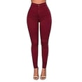 thumbnail image 1 of Kiapeise Women Denim Pencil Stretch Casual Skinny Jeans Pants Ladies High Waist Jeans Trousers, 1 of 4