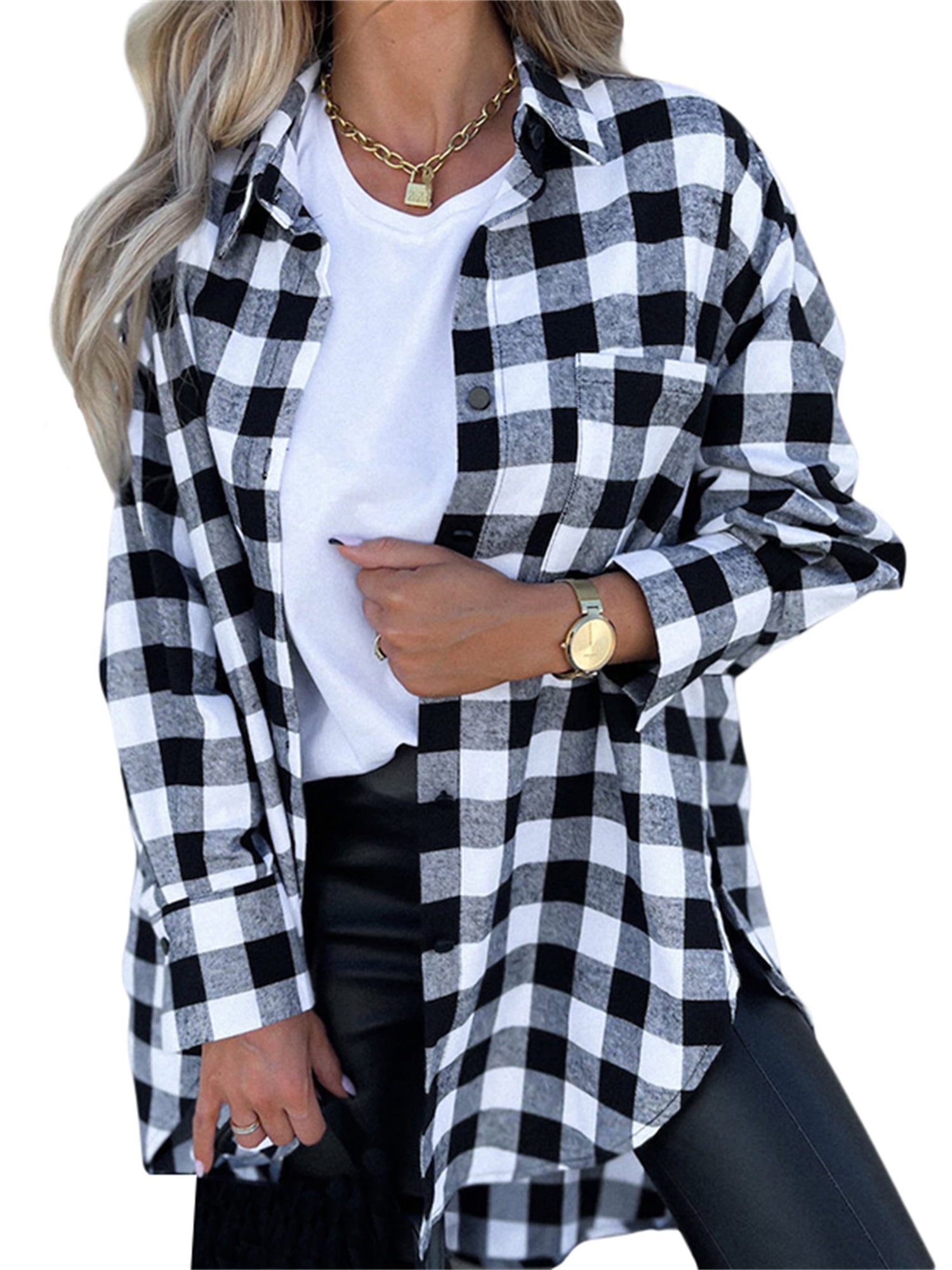 boyfriend fit flannel