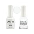 thumbnail image 1 of Kiara Sky Professional Soak off Gel & Matching Nail Lacquer, 401 PURE WHITE, 1 of 3