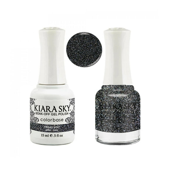 Kiara Sky Professional Soak off Gel & Matching Nail Lacquer, 436 VEGAS VOLT