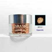 Kiara Sky Sprinkle On Glitter Nail Powder SP212 - Copperella 1oz