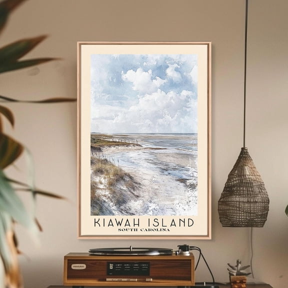 Kiawah Island South Carolina Beach Unframed Paper Print