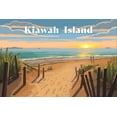 thumbnail image 1 of Kiawah Island, South Carolina, Painterly, Sand Soul Sun, Beach Path (16x24 Giclee Gallery Art Print, Vivid Textured Wall Decor), 1 of 3