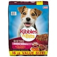 thumbnail image 1 of Kibbles ‘n Bits Bistro Mini Bits Small Breed Dry Dog Food Beef & Apple Flavors, 16 lb. Bag, 1 of 10