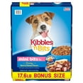 thumbnail image 1 of Kibbles 'n Bits Small Breed Mini Bits Savory Beef & Chicken Flavor Dog Food, Bonus Bag, 17.6-Pound Bag, 1 of 14