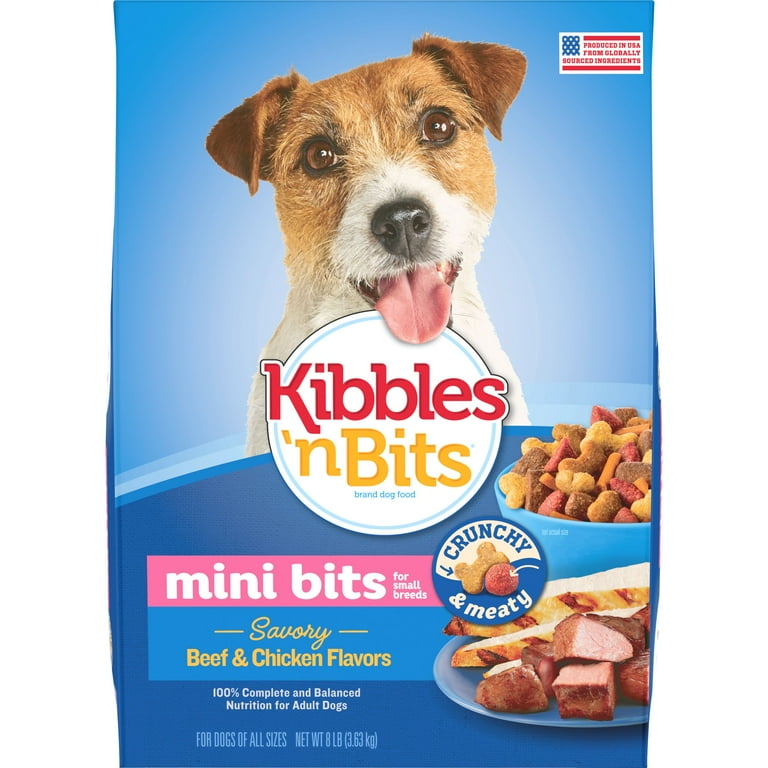 Kibbles n Bits Small Breed Mini Bits Savory Beef Chicken