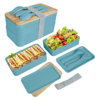 GROFRY 1100ml Lunch Boxes Microwavable Leak-Proof BPA Free Japanese Style Bento  Box for Office 