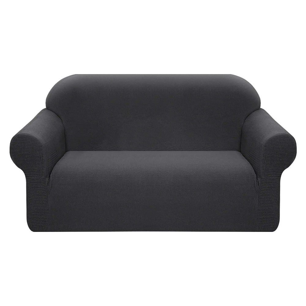 Kibhous Stretch Couch Cover for 2 Cushion Couch Loveseat Slipcover, Sofa Cover Furniture