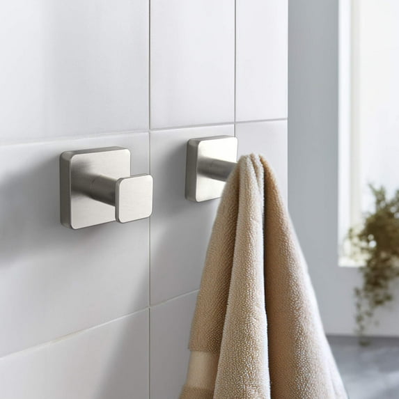 Kibi Blaze Bathroom Towel & Robe Hook 2 Count