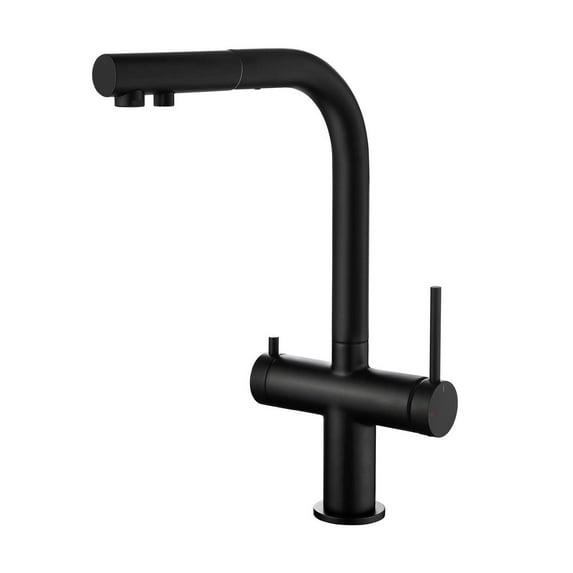 Kibi Circular 2-in-1 Water Filter Kitchen Pull Out Faucet